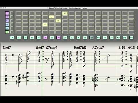 Wes Montgomery - : Days of Wine And Roses - guitar transcription - Gilles Rea