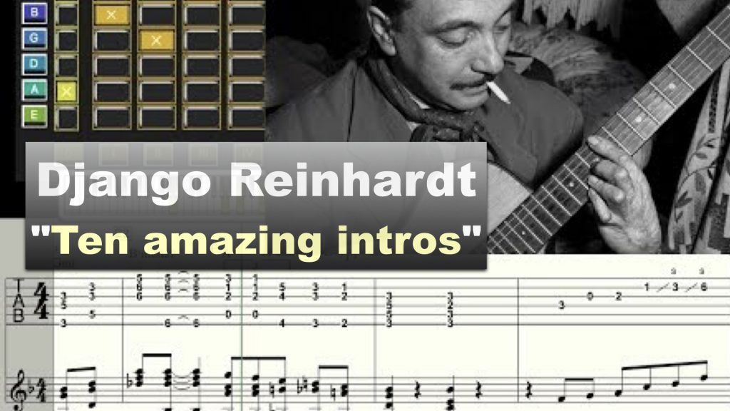 Django Reinhardt - Guitar transcription - Gilles Rea