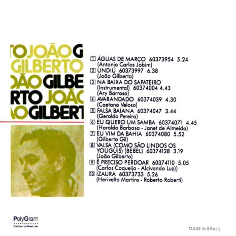 João Gilberto - Guitar transcription - Gilles Rea