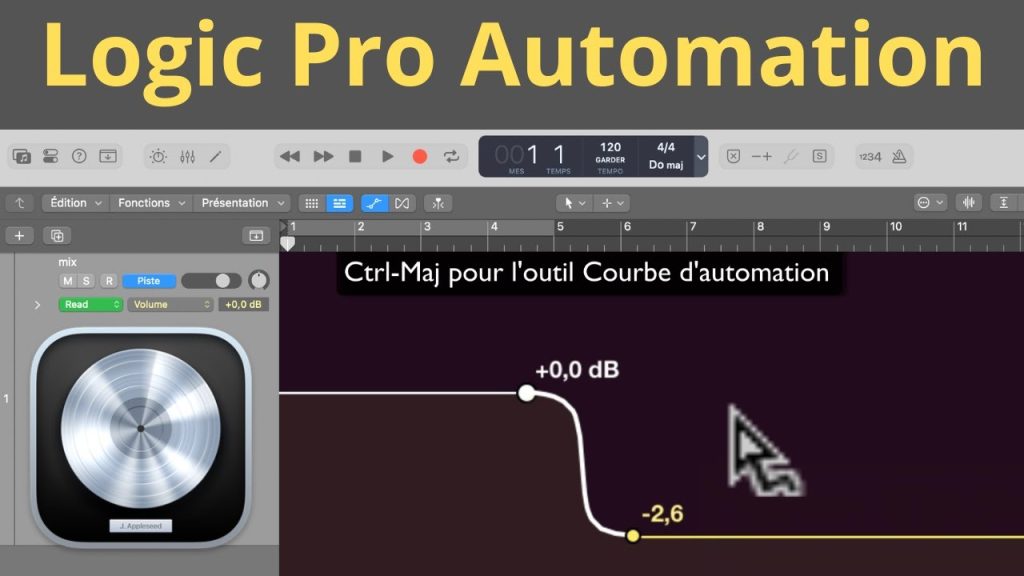 lautomation dans logic pro
